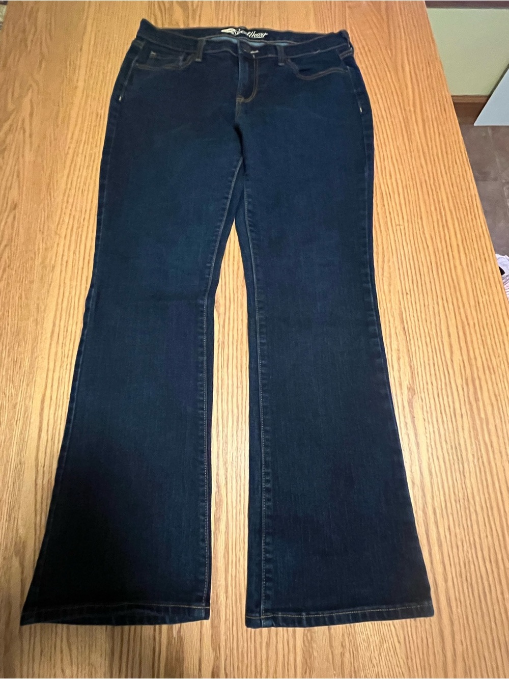 Old Navy Women's the Sweetheart Dark Wash Blue Denim Jeans, Size 10